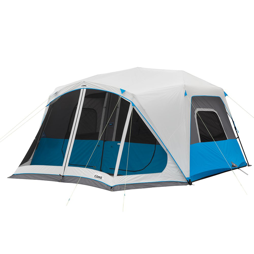 Core Equipment 10-Person Lighted Instant Tent with Screen Room | Bass ...